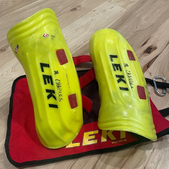 Leki shin guards, ski racer - Picture 1 of 5